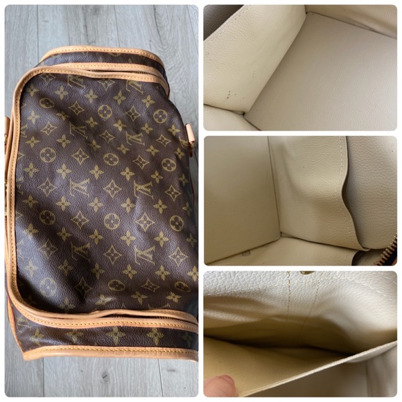 🌟LIKE NEW! 🌟NEW VACHETTA! Auth LOUIS VUITTON SAC CHAUSSURES TRAVEL BAG - Picture 10 of 16